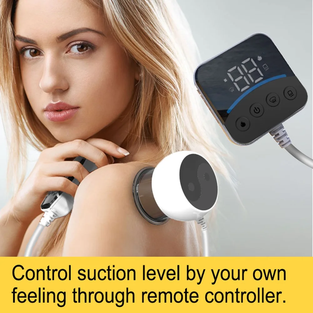 Electric Breathing Scraping Instrument Great Suction Vacuum Remote Controller Cupping Massager with Heating
Electric Breathing Scraping Instrument Great Suction Vacuum Remote Controller Cupping Massager with Heating