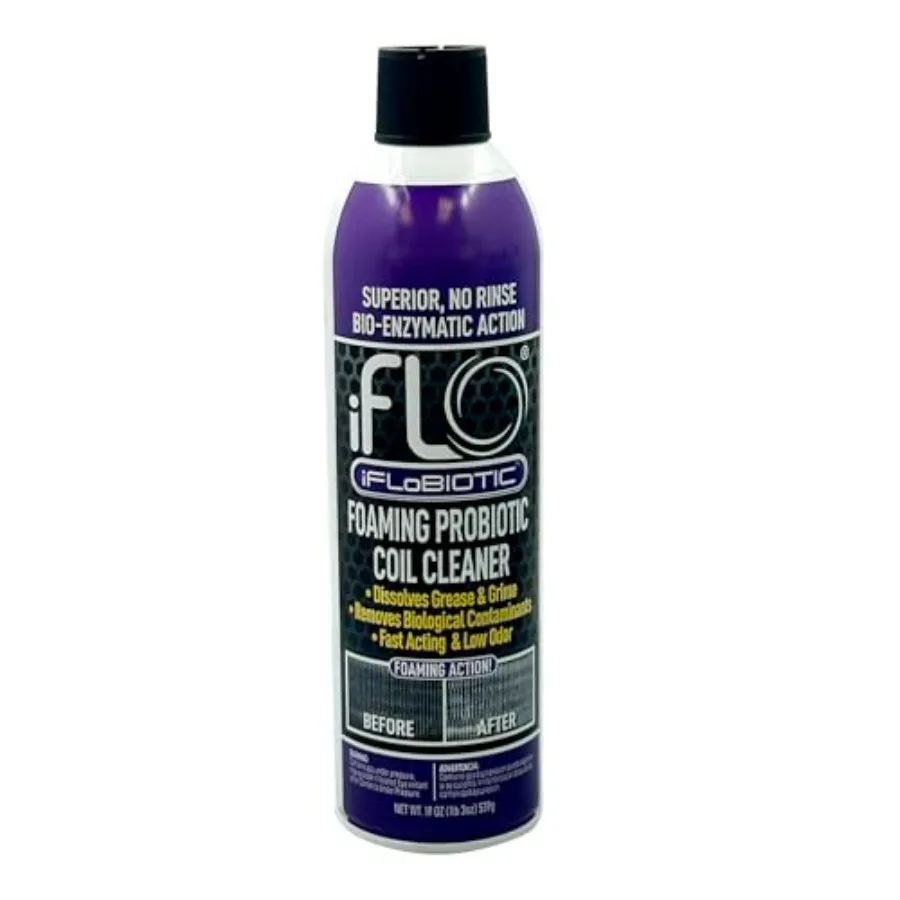 ® Biotic Foaming Probiotic Coil Cleaner, No-Rinse A/C Cleaner Foam Spray for HVAC Evaporator and Condenser Units, Concentrated
® Biotic Foaming Probiotic Coil Cleaner, No-Rinse A/C Cleaner Foam Spray for HVAC Evaporator and Condenser Units, Concentrated