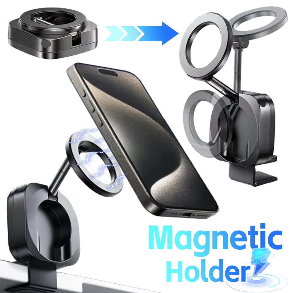 Сильный магнитный держатель для мобильного телефона для автомобильного крепления MagSafe, складной держатель для телефона в самолете, предметы первой необходимости для путешествий 360° ° Поворотная подставка
Сильный магнитный держатель для мобильного телефона для автомобильного крепления MagSafe, складной держатель для телефона в самолете, предметы первой необходимости для путешествий 360° ° Поворотная подставка