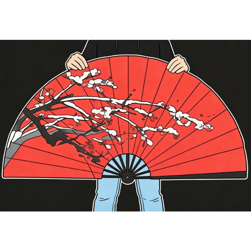 Jumbo Plum Blossom Folding Fan Magic Trick – Large 140cm Fan Manipulation Stage Performance Prop for Magicians Comedy Magia
Jumbo Plum Blossom Folding Fan Magic Trick – Large 140cm Fan Manipulation Stage Performance Prop for Magicians Comedy Magia