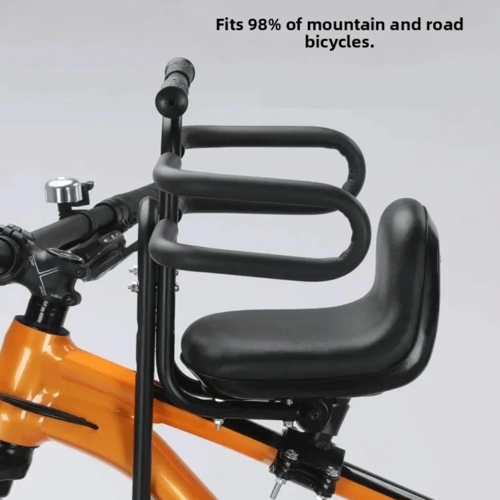 Front-Mounted Child Bicycle Seat Pedals Padded Front Child Seat for MTB Armrests Adjustable Child Safety Seat Mountain Bikes
Front-Mounted Child Bicycle Seat Pedals Padded Front Child Seat for MTB Armrests Adjustable Child Safety Seat Mountain Bikes