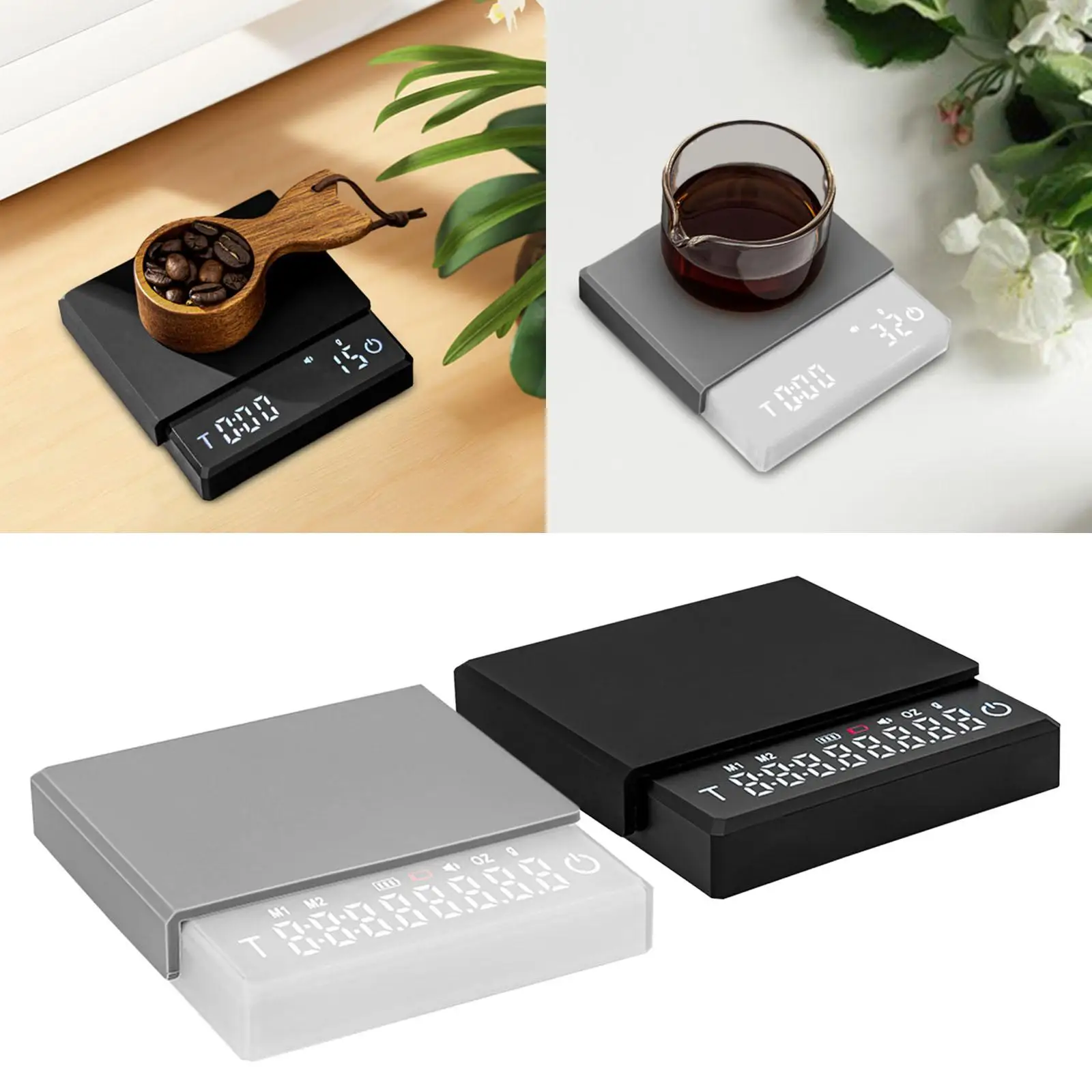Kitchen Coffee Scale Barista Tool LED Screen High Precision with Timer Digital Coffee Scale for Kitchen Home Baking
Kitchen Coffee Scale Barista Tool LED Screen High Precision with Timer Digital Coffee Scale for Kitchen Home Baking