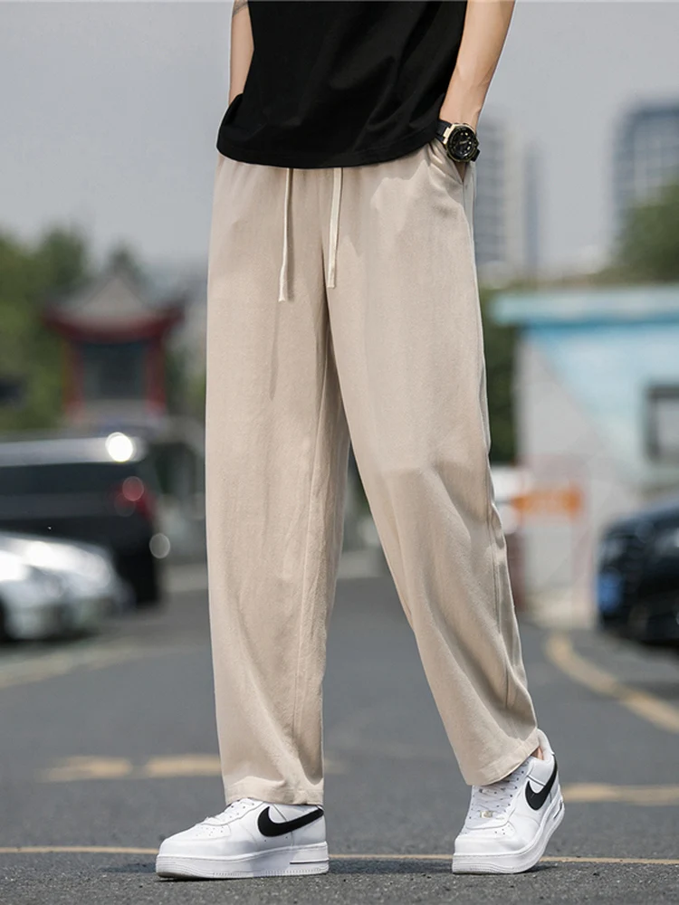 Повседневные хлопковые льняные брюки прямого кроя для мужчин, облегающие, в стиле рабочей одежды, свободного кроя, молодежные, летние, цветные
Повседневные хлопковые льняные брюки прямого кроя для мужчин, облегающие, в стиле рабочей одежды, свободного кроя, молодежные, летние, цветные