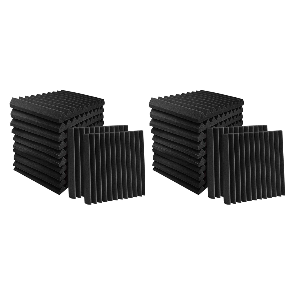 HOES-Acoustic Foam Panels Wedges 48 Pack Acoustic Panels 1 X 12 X 12Inch Studio Sound Absorbing Tiles Recording Ceiling
HOES-Acoustic Foam Panels Wedges 48 Pack Acoustic Panels 1 X 12 X 12Inch Studio Sound Absorbing Tiles Recording Ceiling