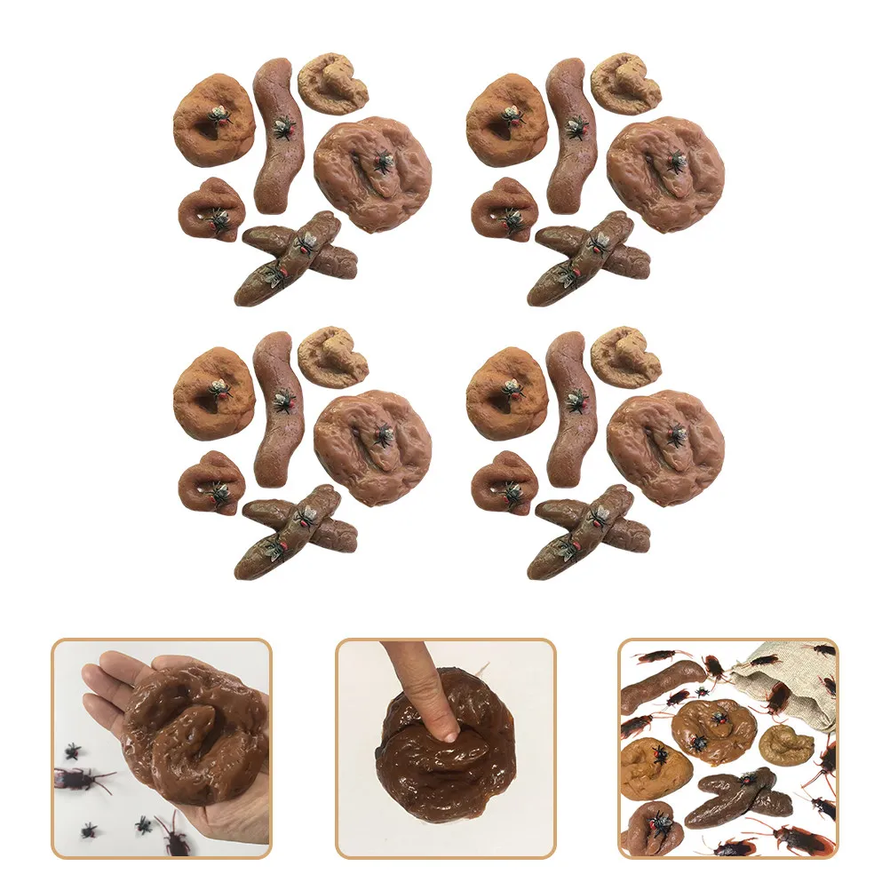 24Pcs Simulation Poop Prank Props Realistic Fake Poo April Fools Day Novelty Trick Spoofed Decorations Simulation Poop Toy
24Pcs Simulation Poop Prank Props Realistic Fake Poo April Fools Day Novelty Trick Spoofed Decorations Simulation Poop Toy