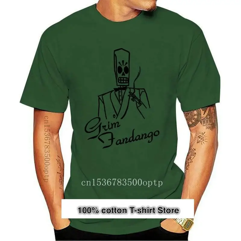 Grim Fandango T camisa (Isla de monos loom lucasarts completo acelerador día tentáculo)
Grim Fandango T camisa (Isla de monos loom lucasarts completo acelerador día tentáculo)