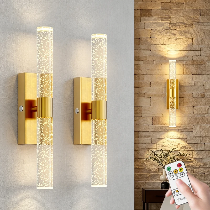 2-Light Charging Wall Sconce Retro Crystal Dimmable LED Light For Bedrooms Living Rooms Home Offices Apartments Interior Fixture
2-Light Charging Wall Sconce Retro Crystal Dimmable LED Light For Bedrooms Living Rooms Home Offices Apartments Interior Fixture