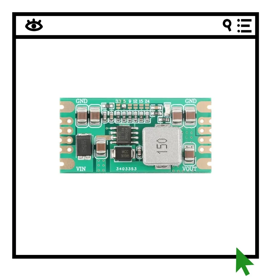 TPS5450 Switching Power Supply Module DC-DC Step Down 5V/12V/24V Voltage Output Low Ripple
TPS5450 Switching Power Supply Module DC-DC Step Down 5V/12V/24V Voltage Output Low Ripple