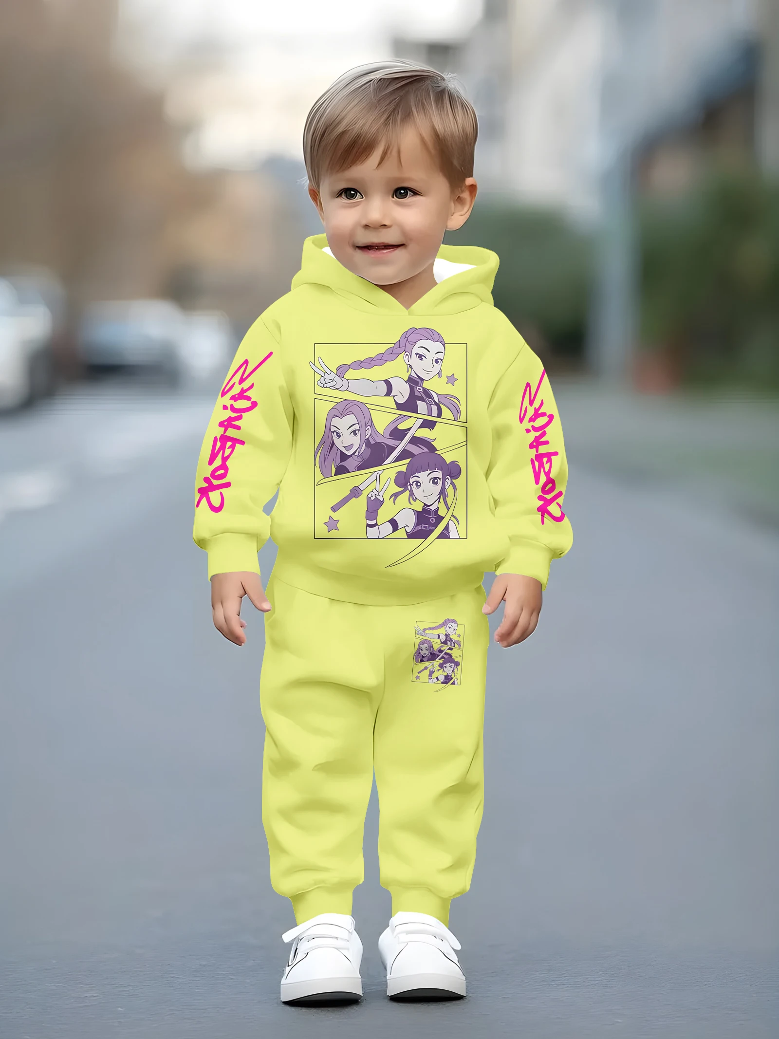 K-POP Hoodie Set - Children's Sporty Style Set, Handsome Outdoor Kids' Clothing
K-POP Hoodie Set - Children's Sporty Style Set, Handsome Outdoor Kids' Clothing