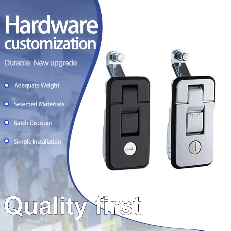 Hardware Zinc Alloy Flat Lock Used For Electrical Equipment Box Doors Distribution Box Doors And Mechanical Facilities
Hardware Zinc Alloy Flat Lock Used For Electrical Equipment Box Doors Distribution Box Doors And Mechanical Facilities