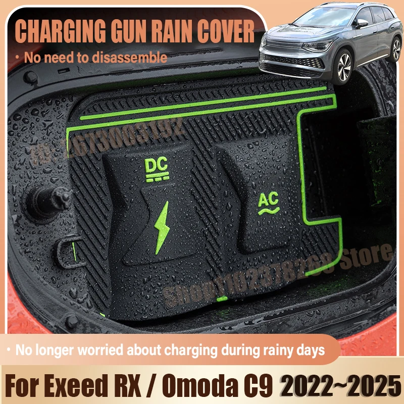 EV Charging Rain Cover For Exeed RX Yaoguang Omoda C9 9 Accessories 2022~2025 Car Gun Dustproof Waterproof Protection Case Parts
EV Charging Rain Cover For Exeed RX Yaoguang Omoda C9 9 Accessories 2022~2025 Car Gun Dustproof Waterproof Protection Case Parts