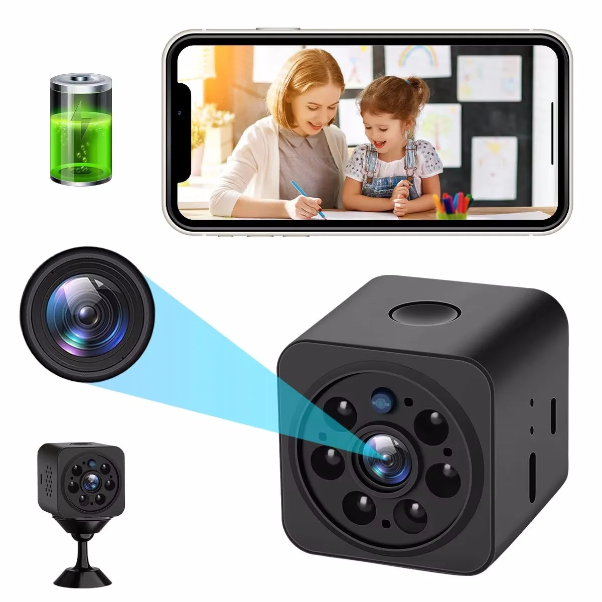 1080P HD WIFI Camera Smart Wireless Surveillance Camera Hd Real-time Monitoring Home Wifi Webcam Anti-theft Camera 2025
1080P HD WIFI Camera Smart Wireless Surveillance Camera Hd Real-time Monitoring Home Wifi Webcam Anti-theft Camera 2025