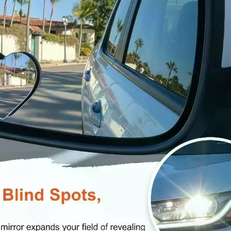 Car Rearview Mirror Set 2pcs Universal Fit Wide-angle Glass for Better Blind Spot Detection
Car Rearview Mirror Set 2pcs Universal Fit Wide-angle Glass for Better Blind Spot Detection