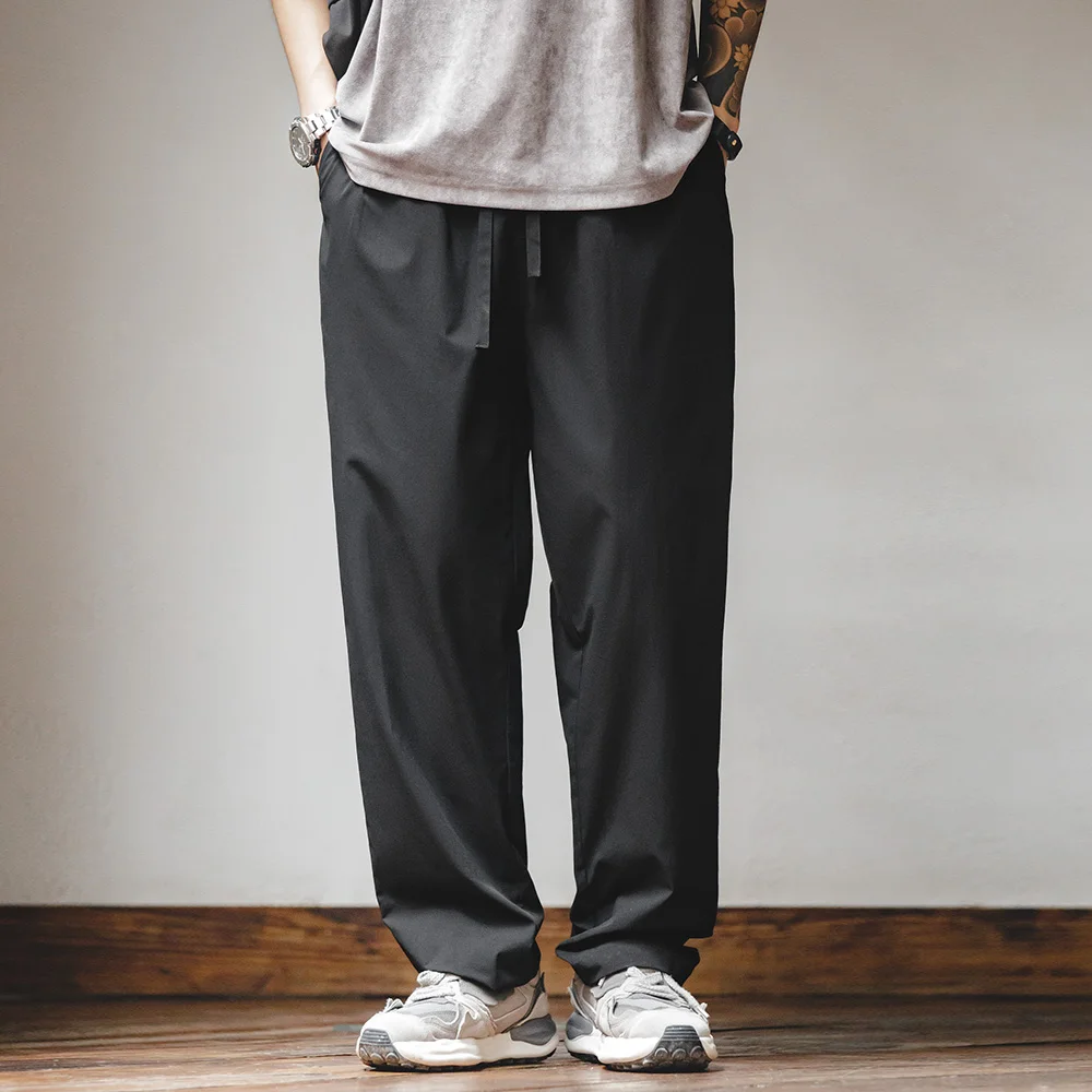 Maden Retro Non-iron Easy Straight Pants Casual Wrinkle-Resistant Flat Front Jogger Pants Uncle Fu Comfort Cool Baggy Trousers
Maden Retro Non-iron Easy Straight Pants Casual Wrinkle-Resistant Flat Front Jogger Pants Uncle Fu Comfort Cool Baggy Trousers