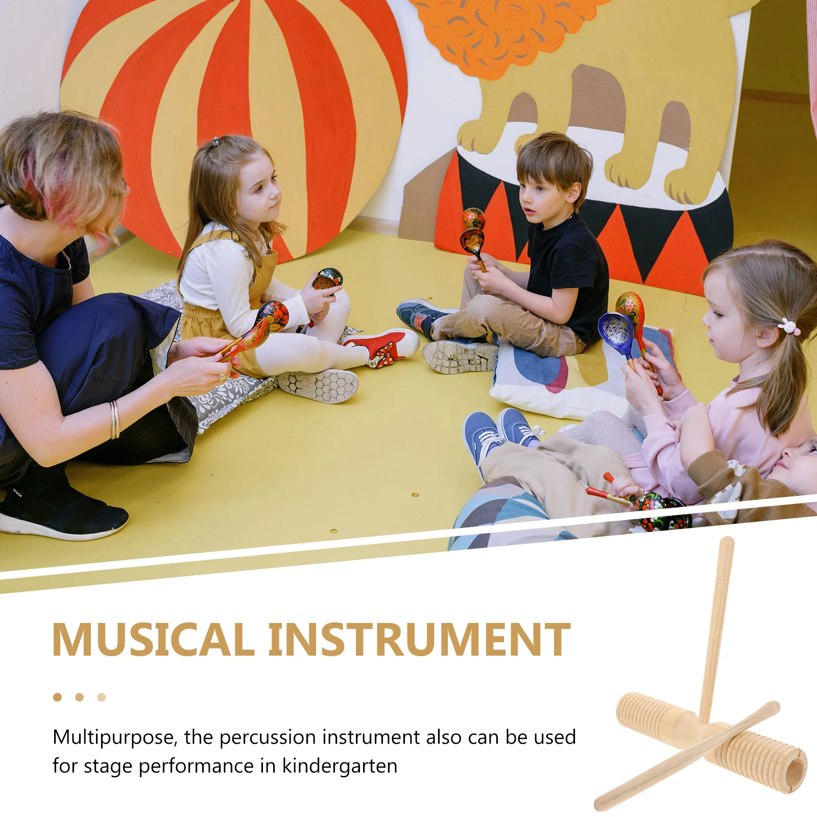 Double Guiro Instrument Guiro Percussion Instrument For Toddler Wooden Child Kids Musical Beginner Toddler Stage Performance
Double Guiro Instrument Guiro Percussion Instrument For Toddler Wooden Child Kids Musical Beginner Toddler Stage Performance