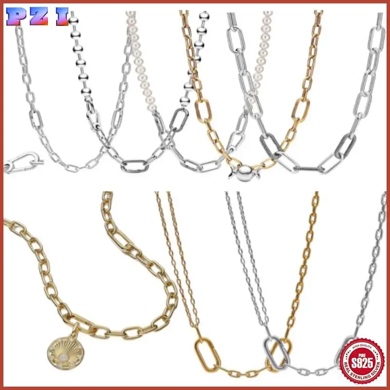 2025 Popular New Silver ME Chain Rings Suitable for Women's Pearl Necklaces Original Charm Festival Fashion Jewelry Party
2025 Popular New Silver ME Chain Rings Suitable for Women's Pearl Necklaces Original Charm Festival Fashion Jewelry Party
