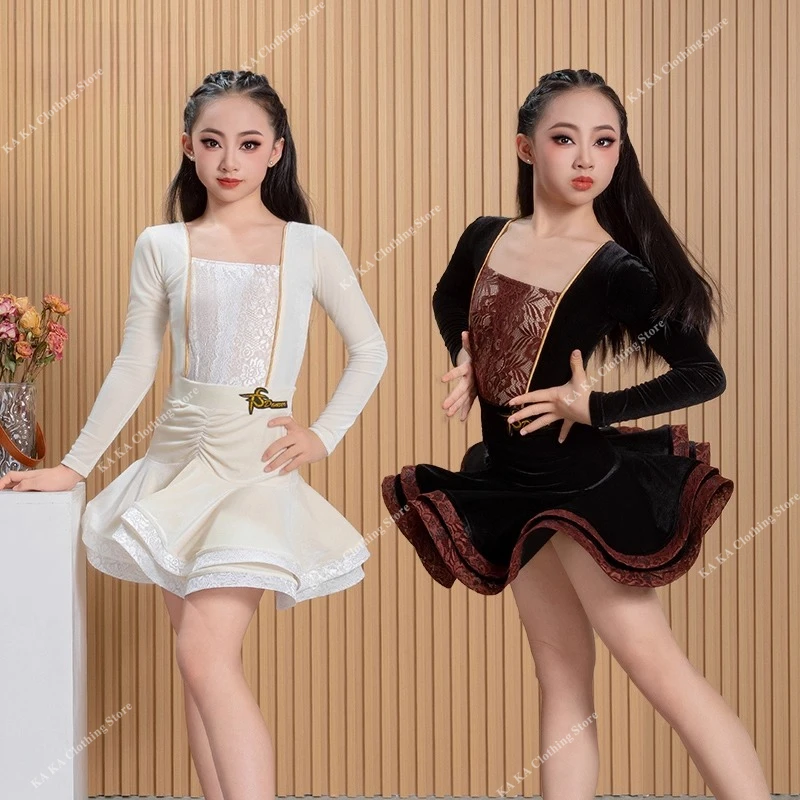 Latin Practice Dress Child Rumba Samba Tango Salsa Latin Dance Dress Girls Ballroom Dance Competition Dresses Dance Skirt Kids
Latin Practice Dress Child Rumba Samba Tango Salsa Latin Dance Dress Girls Ballroom Dance Competition Dresses Dance Skirt Kids