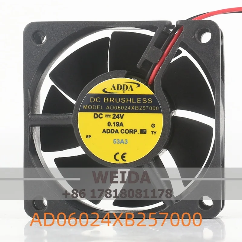 Original ADDA AD06024XB257000 6025 60X60X25MM 6CM 24V 6CM frequency converter cooling fan blower
Original ADDA AD06024XB257000 6025 60X60X25MM 6CM 24V 6CM frequency converter cooling fan blower