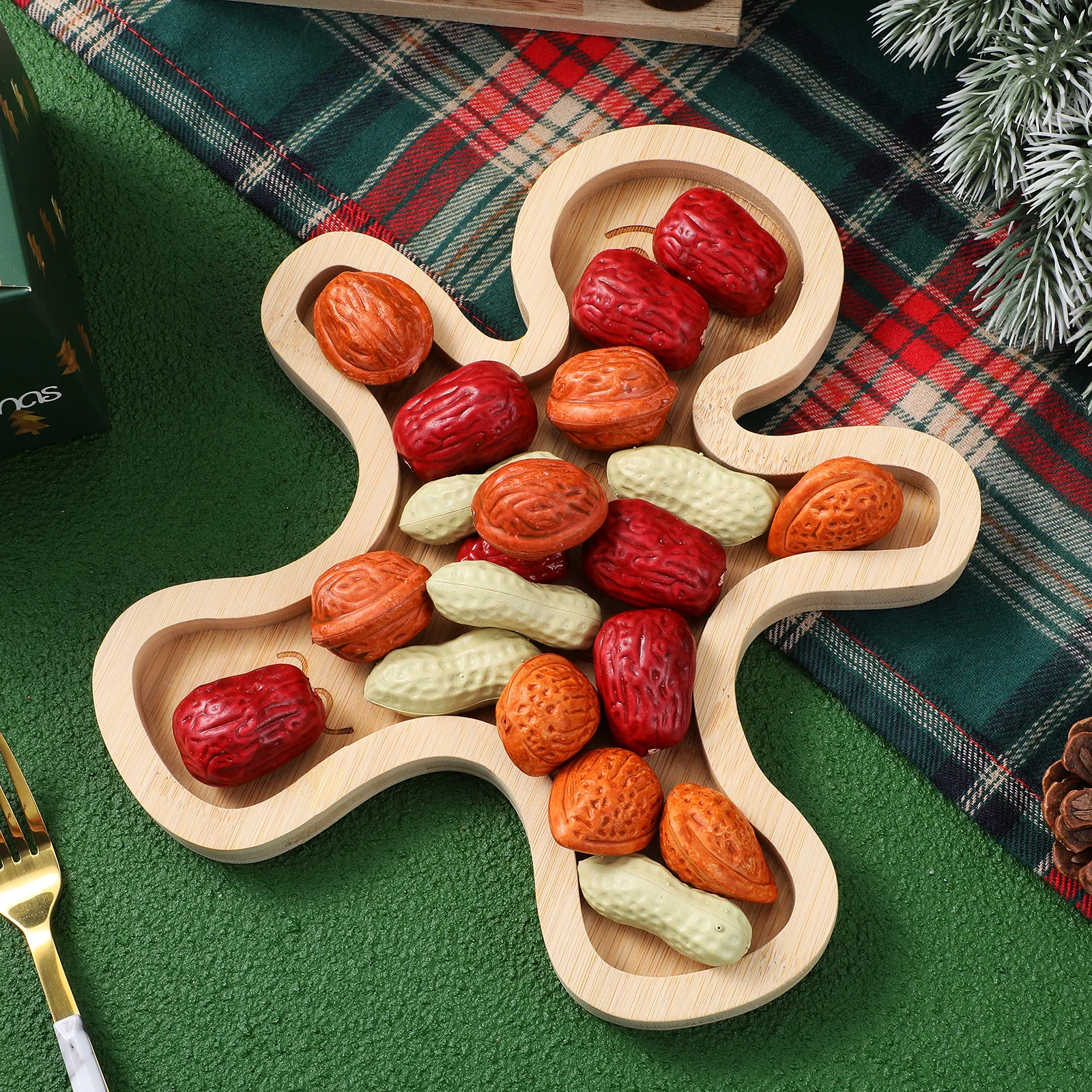 Gingerbread Tray Holiday Serving Platter for Christmas Treats Fruit Snacks Appetizers Party Food Display
Gingerbread Tray Holiday Serving Platter for Christmas Treats Fruit Snacks Appetizers Party Food Display