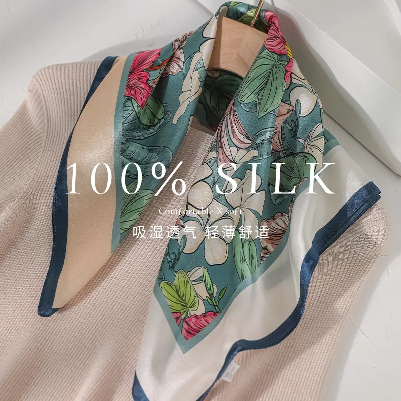 100% Silk Scarf Female Hijab Hair Band Fashion Headband Bandanas Wraps Neckerchief Foulards Femme Handkerchief Luxury
100% Silk Scarf Female Hijab Hair Band Fashion Headband Bandanas Wraps Neckerchief Foulards Femme Handkerchief Luxury