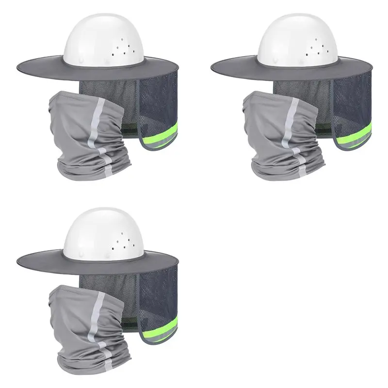 【SPECIAL】6 Pcs Sun Hard Hat Neck Protection High Visibility Full Brim Mesh Sun Protection And Neck Gaiter Bandana Face Scarf A
【SPECIAL】6 Pcs Sun Hard Hat Neck Protection High Visibility Full Brim Mesh Sun Protection And Neck Gaiter Bandana Face Scarf A