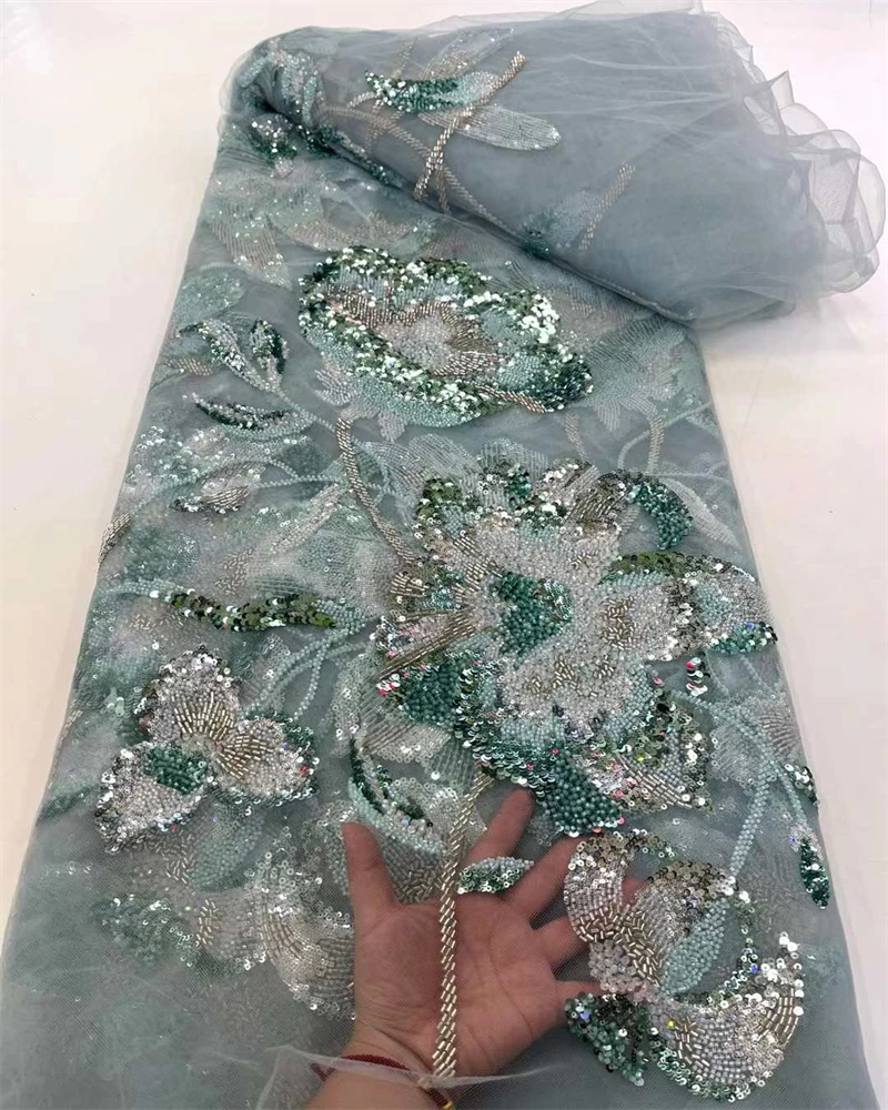 2025 African Handmade Sequins Net Pearls Lace Fabric French Heavy Beaded Tulle Lace Fabric For Bridal Party Dress Material
2025 African Handmade Sequins Net Pearls Lace Fabric French Heavy Beaded Tulle Lace Fabric For Bridal Party Dress Material