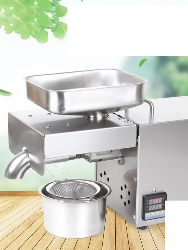 Hot sales Stainless Steel Oil Press Automatic Medium and Small Hot and Cold Double Press Temperature Control Version
Hot sales Stainless Steel Oil Press Automatic Medium and Small Hot and Cold Double Press Temperature Control Version