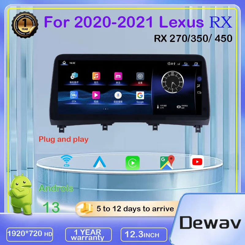12.3"Android 13 Qualcomm For Lexus RX250 350 450 2020-2021 wireless CarplayAuto MultimediaPlayer GPS Navigation OEM Menu LHDRHD
12.3"Android 13 Qualcomm For Lexus RX250 350 450 2020-2021 wireless CarplayAuto MultimediaPlayer GPS Navigation OEM Menu LHDRHD