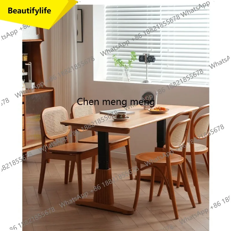 M45 Solid wood electric lifting desk cherry wood coffee table Nordic study table workbench
M45 Solid wood electric lifting desk cherry wood coffee table Nordic study table workbench