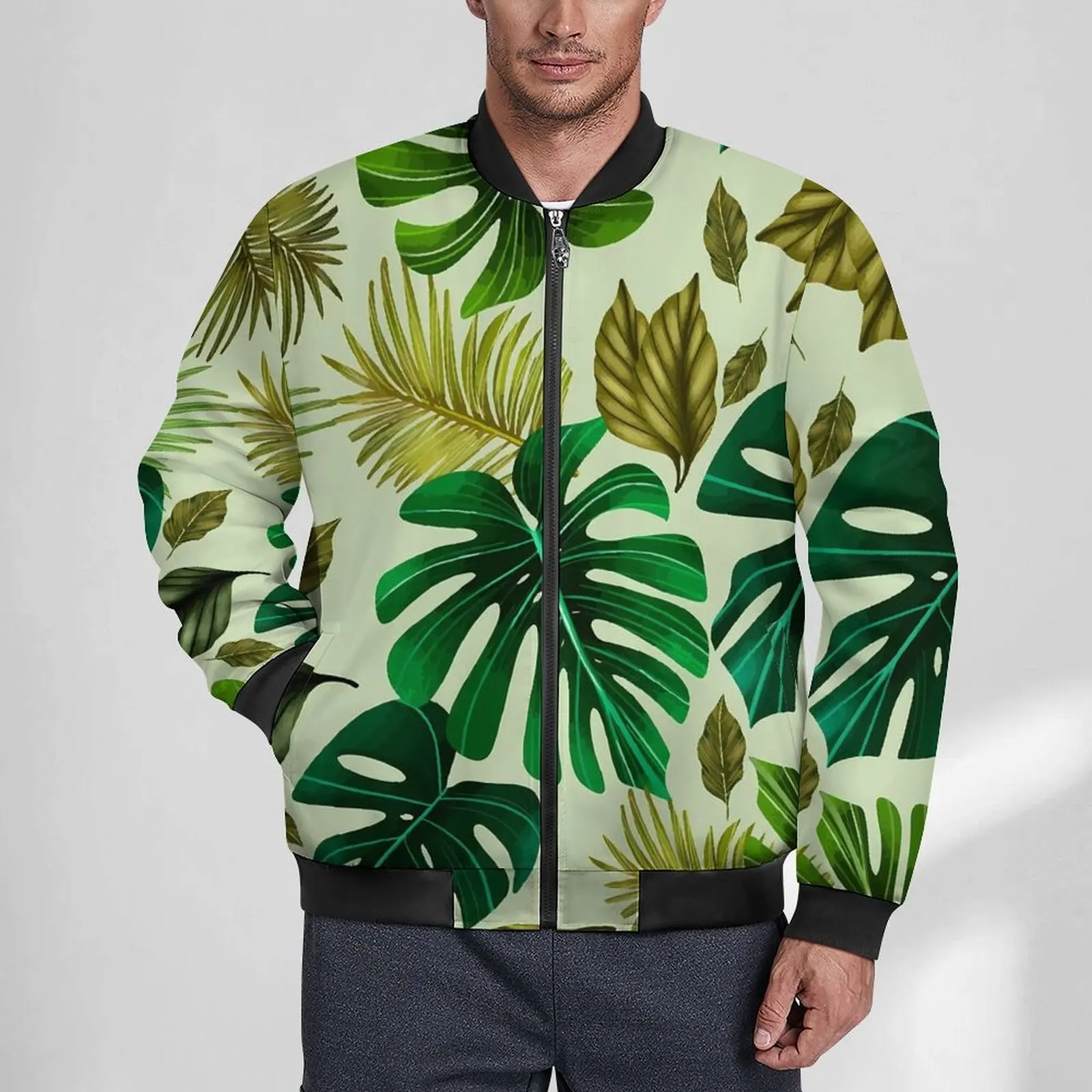 Tropical Green Palm Leaf Jackets Waterproof Autumn Coats Mens Streetwear Casual Jacket Design Loose Oversized Windbreakers Gift
Tropical Green Palm Leaf Jackets Waterproof Autumn Coats Mens Streetwear Casual Jacket Design Loose Oversized Windbreakers Gift