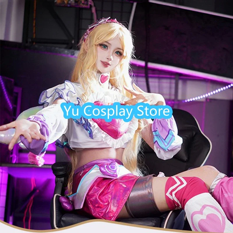 Yu-Cosplay Game LOL Valentine's Day Lux Cosplay Costume Women Sexy Dress Suit Halloween Uniforms Top Skirts Wings Full Set
Yu-Cosplay Game LOL Valentine's Day Lux Cosplay Costume Women Sexy Dress Suit Halloween Uniforms Top Skirts Wings Full Set