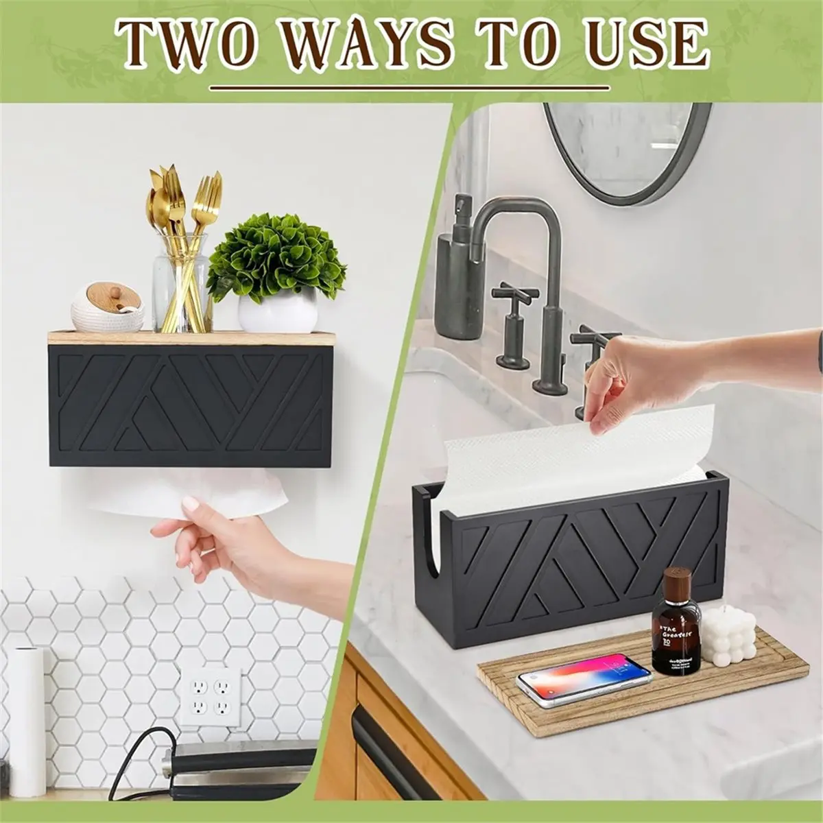 Paper Towel Dispenser Wall Mount, Paper Towel Holder Wall Mounted with Lid, Solid Wood Commercial C-Fold, Z-Fold,
Paper Towel Dispenser Wall Mount, Paper Towel Holder Wall Mounted with Lid, Solid Wood Commercial C-Fold, Z-Fold,