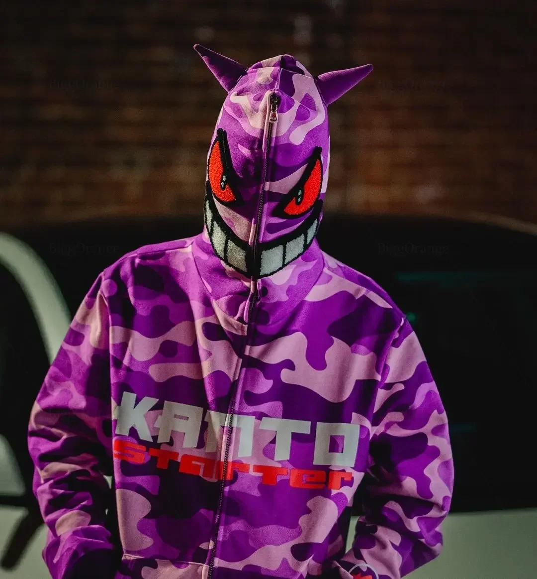 Top quality demon hoodies men embroidery print streetwear full zip hoodie vintage high street sweatshirt goth harajuku jacket
Top quality demon hoodies men embroidery print streetwear full zip hoodie vintage high street sweatshirt goth harajuku jacket