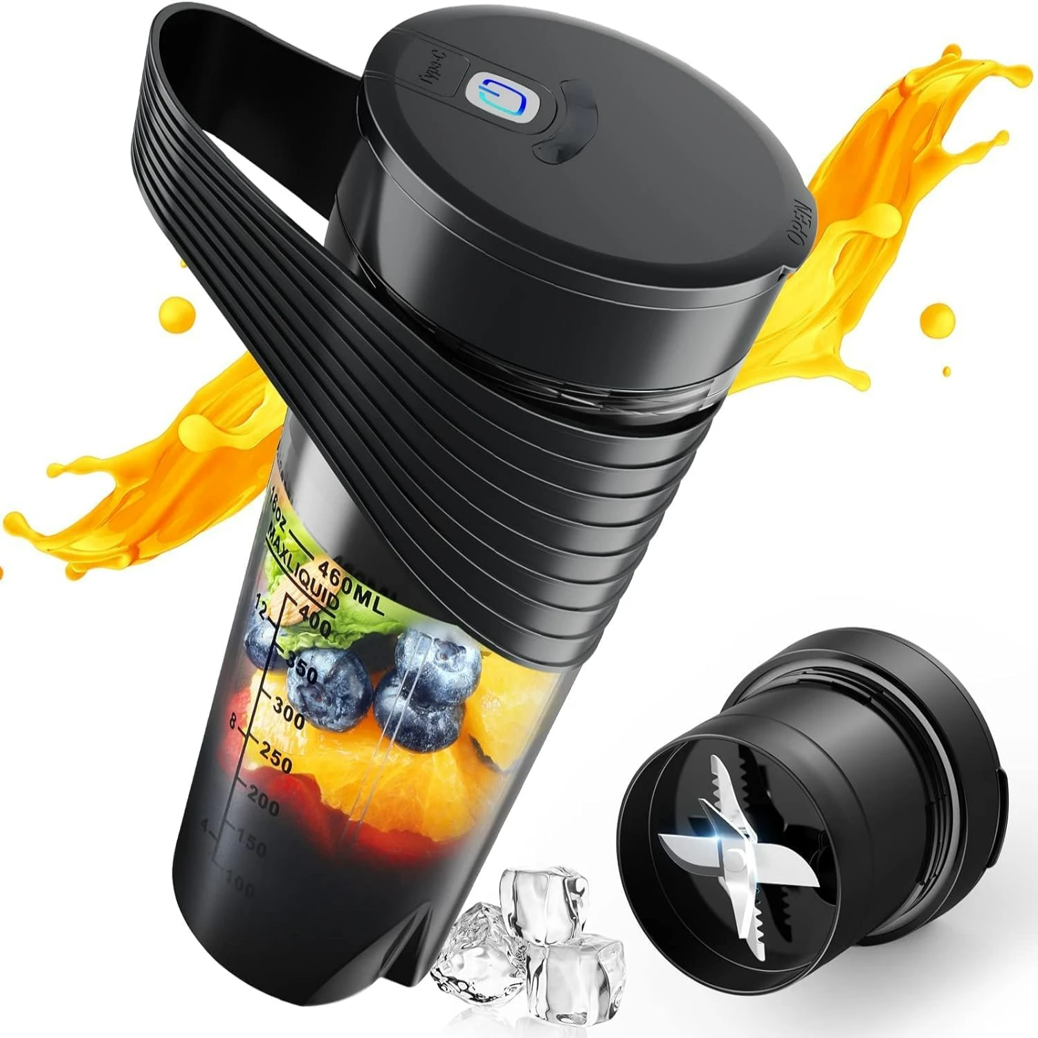 Portable and Convenient Enhanced BPA-Free 150-Watt Personal Blender with Ultra-Powerful Design - Perfect for Making Delicious Sh
Portable and Convenient Enhanced BPA-Free 150-Watt Personal Blender with Ultra-Powerful Design - Perfect for Making Delicious Sh