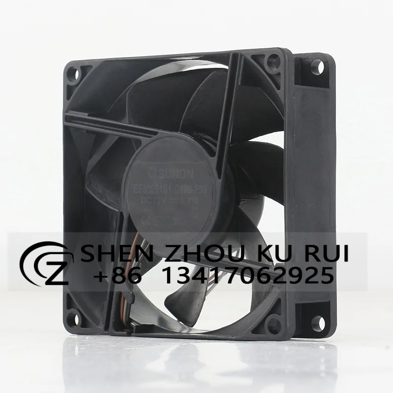 Case fan Original SUNON EE80251S1-D170-F99 DC12V 1.7W 80*80*25mm 8cm BenQ projector cooling fan
Case fan Original SUNON EE80251S1-D170-F99 DC12V 1.7W 80*80*25mm 8cm BenQ projector cooling fan
