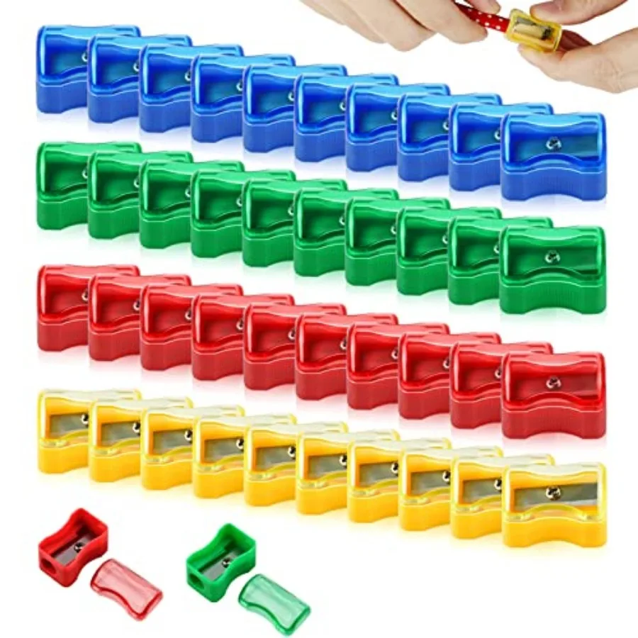 Coloured Plastic Pencil Sharpener - 96 PCS Manual Sharpener with Cap - Mini Handheld with Lid
Coloured Plastic Pencil Sharpener - 96 PCS Manual Sharpener with Cap - Mini Handheld with Lid