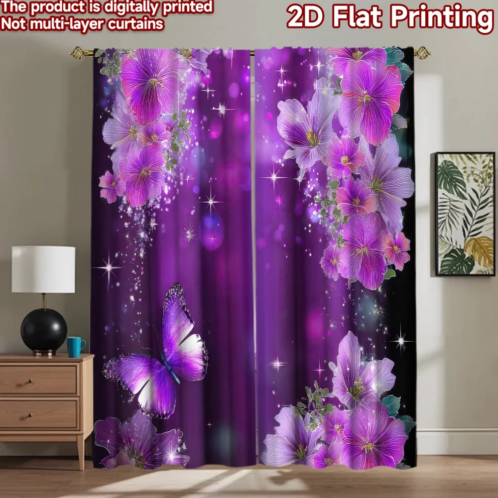 1pc 2D flat Photography Backdrop Popular Background cloth Butterfly and Purple Flowers 100% Polyester Holiday Decorations for
1pc 2D flat Photography Backdrop Popular Background cloth Butterfly and Purple Flowers 100% Polyester Holiday Decorations for