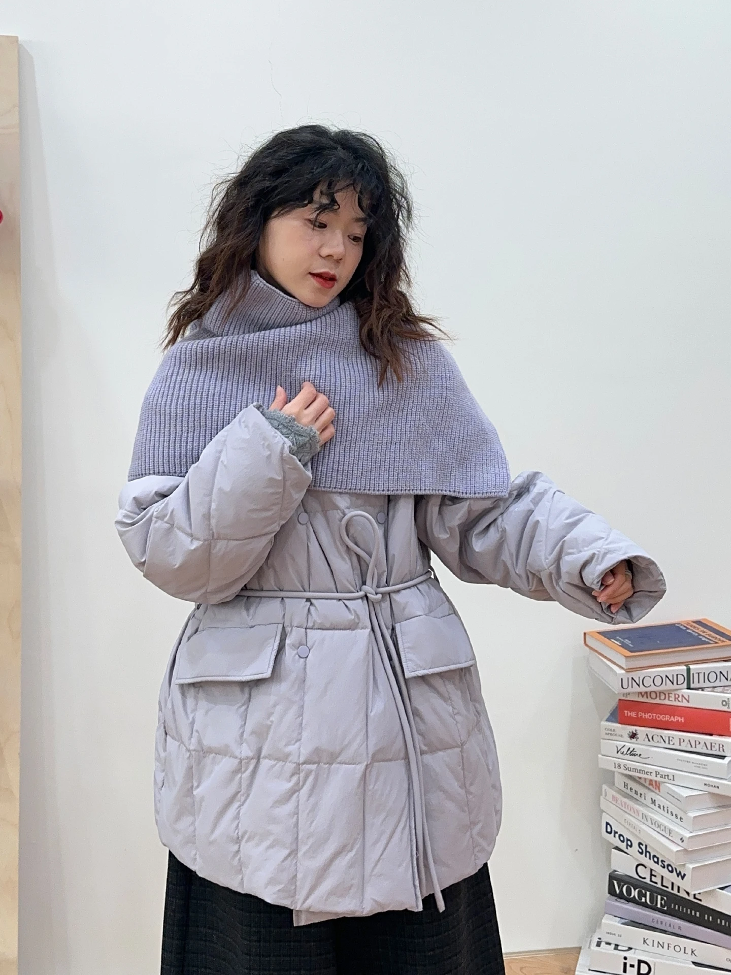 Korean Style Loose Women's down Jacket Double Row Buttons Duck down Shawl Warmth Winter Coat Water Bottle Scorpion Design
Korean Style Loose Women's down Jacket Double Row Buttons Duck down Shawl Warmth Winter Coat Water Bottle Scorpion Design