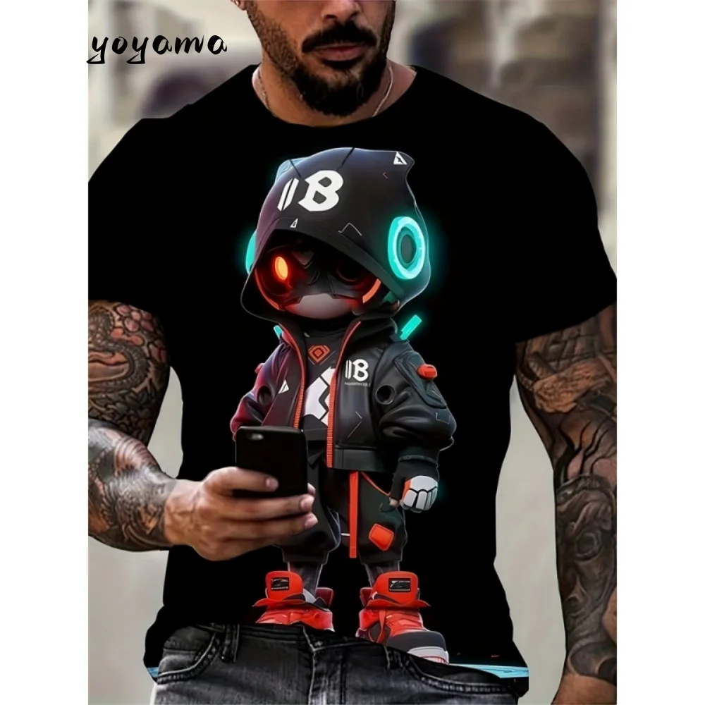 Men's T-Shirt Summer Monkey Pattern Cool 3D Printed T-Shirt Casual Men Top Street Large Men's Clothing Fashion Men Short Sleeve
Men's T-Shirt Summer Monkey Pattern Cool 3D Printed T-Shirt Casual Men Top Street Large Men's Clothing Fashion Men Short Sleeve