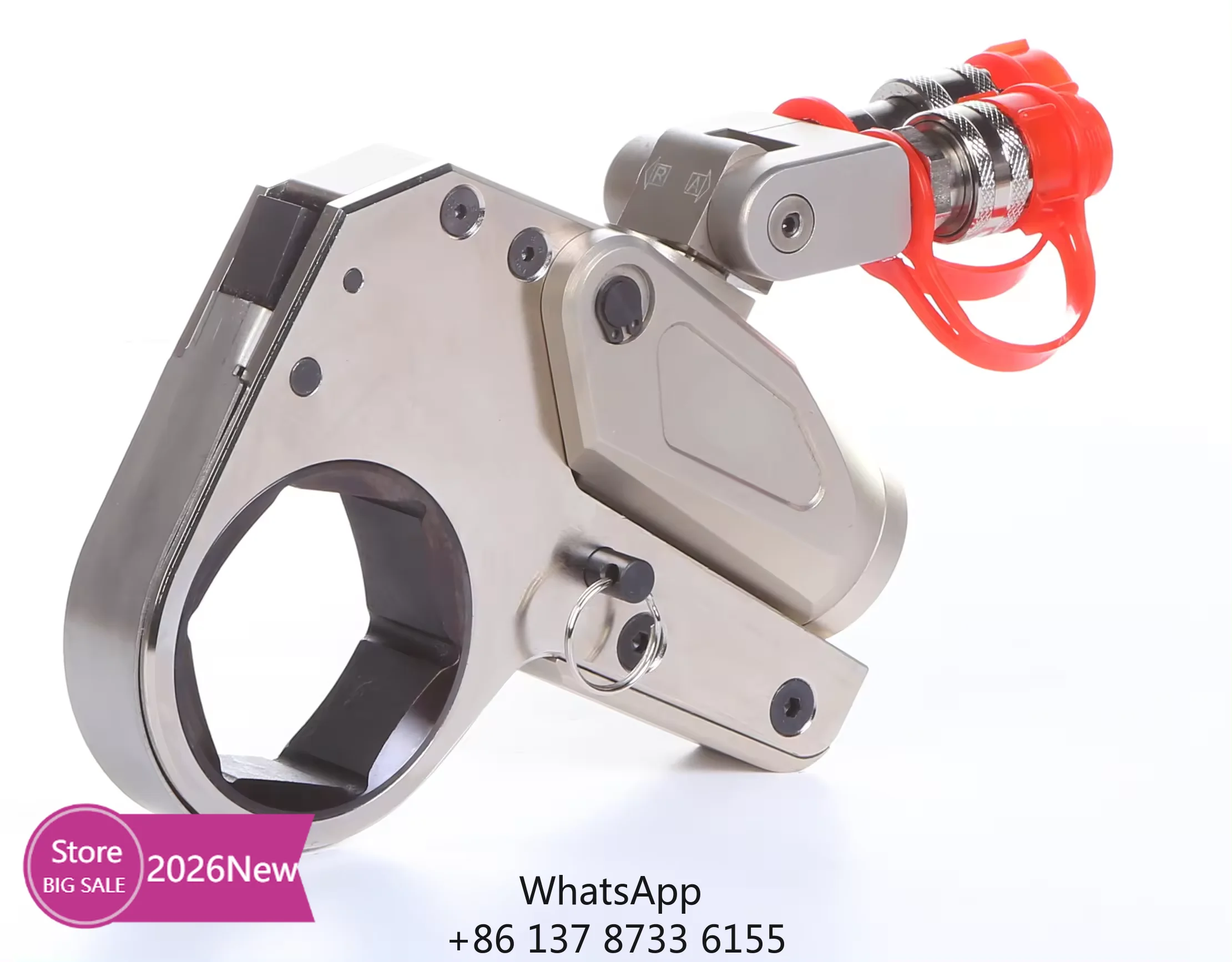 20262/S60 MHW Simple Operation Aluminum Titanium Alloy Hollow Hydraulic Torque Wrench Rust-Proof Materials Manufacturing Tool
20262/S60 MHW Simple Operation Aluminum Titanium Alloy Hollow Hydraulic Torque Wrench Rust-Proof Materials Manufacturing Tool