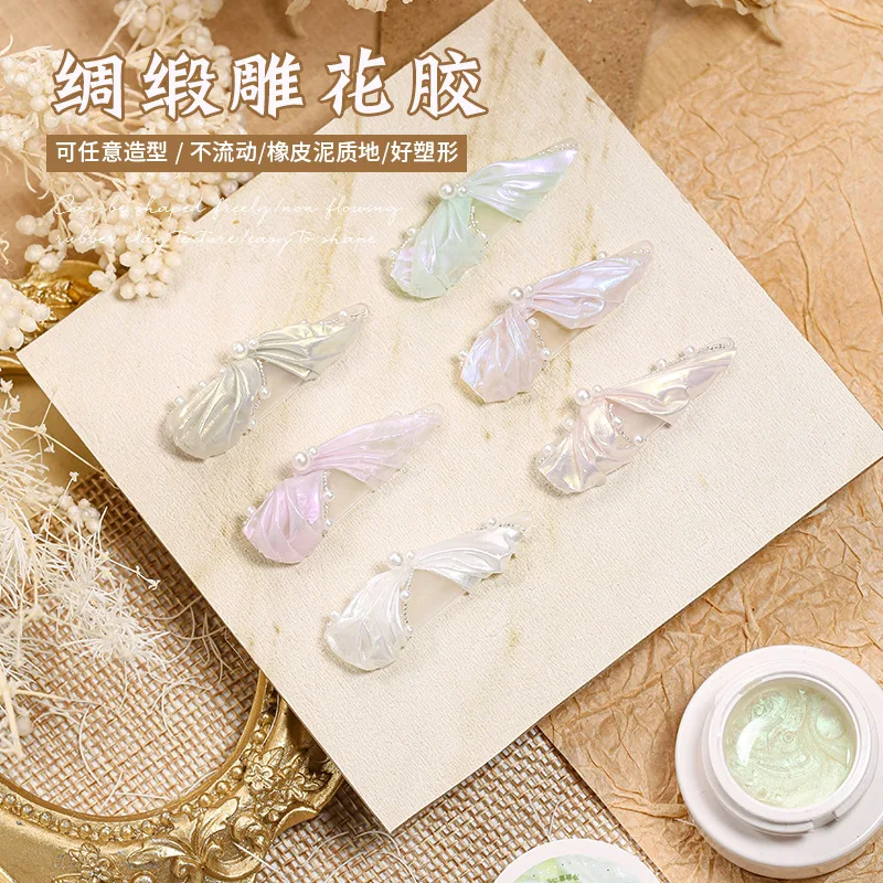 5ml New satin carving glue soft candy glue frosted ice flower style non-washable nail polish glue for nail salons
5ml New satin carving glue soft candy glue frosted ice flower style non-washable nail polish glue for nail salons