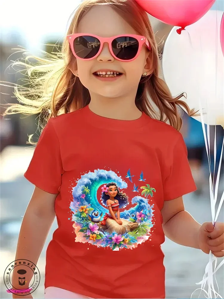 Moana Cartoon Character Maui Funny Picture Printed Top Summer Boys Street Short-sleeved Sports T-shirt Parent-child Clothing
Moana Cartoon Character Maui Funny Picture Printed Top Summer Boys Street Short-sleeved Sports T-shirt Parent-child Clothing