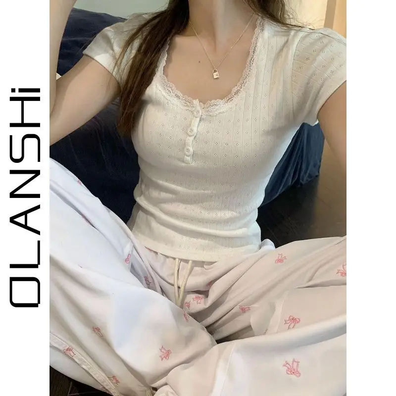 White Round Neck Short Sleeve Shoulder T-shirt for Women in Summer Basic Versatile Casual Hot Girl Slim Navel Exposed Short Top
White Round Neck Short Sleeve Shoulder T-shirt for Women in Summer Basic Versatile Casual Hot Girl Slim Navel Exposed Short Top
