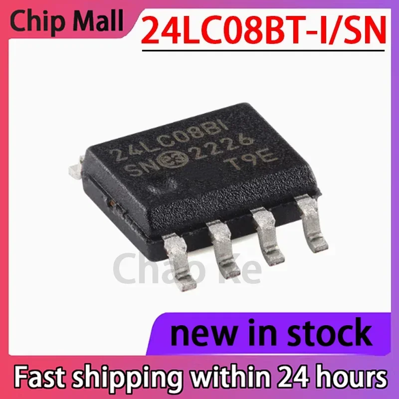 10PCS 24LC08BT-I/SN Patch SOIC-8 8Kb I2C Compatible Dual Line Serial EEPROM
10PCS 24LC08BT-I/SN Patch SOIC-8 8Kb I2C Compatible Dual Line Serial EEPROM