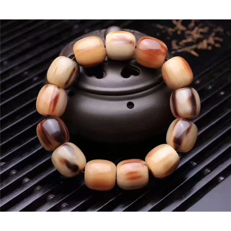 Tibetan Style Natural White Yak Horn Unisex Round Bead Bracelet Prayer Beads Multiple Sizes Good Luck Acces
Tibetan Style Natural White Yak Horn Unisex Round Bead Bracelet Prayer Beads Multiple Sizes Good Luck Acces