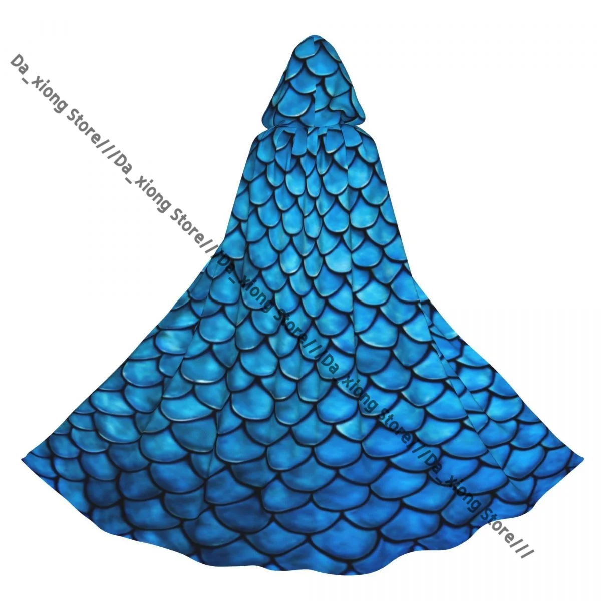 Unisex Halloween Cloak Mermaid Scales Print Cape Hooded Medieval Costume Witch Wicca Vampire
Unisex Halloween Cloak Mermaid Scales Print Cape Hooded Medieval Costume Witch Wicca Vampire