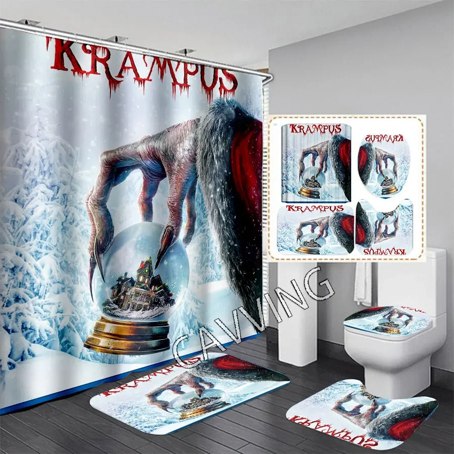 Водонепроницаемая занавеска для душа CAVVING с 3D принтом из фильма Krampus, занавеска для ванной, Противоскользящий коврик для ванной, набор ковриков для туалета, ковер, домашний декор
Водонепроницаемая занавеска для душа CAVVING с 3D принтом из фильма Krampus, занавеска для ванной, Противоскользящий коврик для ванной, набор ковриков для туалета, ковер, домашний декор