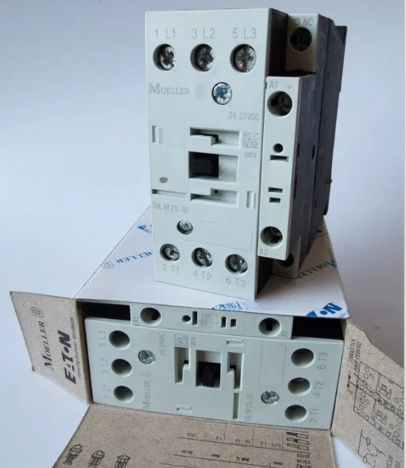 Оригинальный контактор Eaton Admiralty Müller MOELLER DILMC25-10 M25-01 220 В/24 В постоянного/переменного тока
Оригинальный контактор Eaton Admiralty Müller MOELLER DILMC25-10 M25-01 220 В/24 В постоянного/переменного тока
