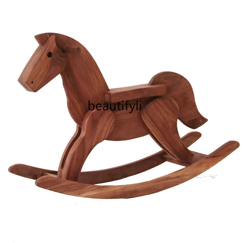yj Wooden Rocking Rocking Horse Adult Large Rocking Horse Solid Wood Wooden Horse Beech Black Walnut
yj Wooden Rocking Rocking Horse Adult Large Rocking Horse Solid Wood Wooden Horse Beech Black Walnut