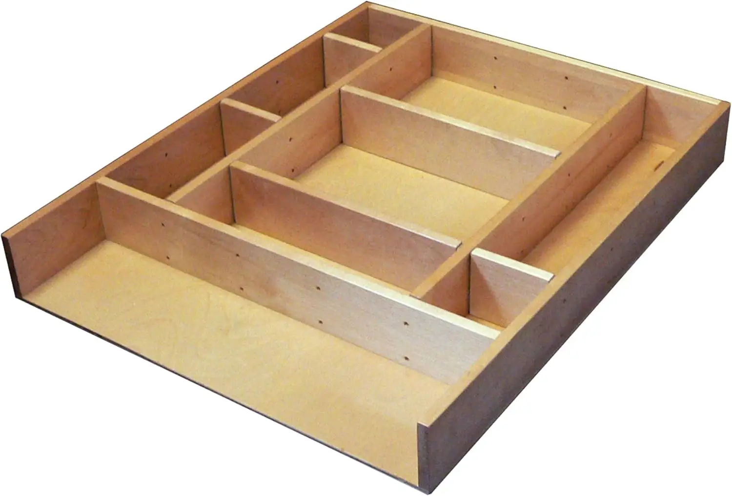 Adjustable Wooden Kitchen Drawer Organizer Kit for Utensils, Cutlery, and Knick-Knacks with Customizable Dividers
Adjustable Wooden Kitchen Drawer Organizer Kit for Utensils, Cutlery, and Knick-Knacks with Customizable Dividers